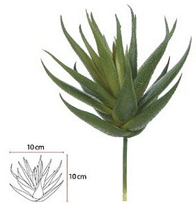 Planta Artificial Suculenta Agave Verde 17cm