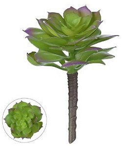 Planta Artificial Suculenta Verde 16cm