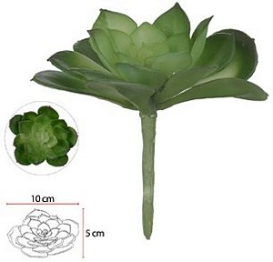 Planta Artificial Suculenta Verde 2T 9cm