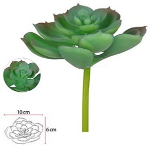 Planta Artificial Suculenta Verde 2T 16cm