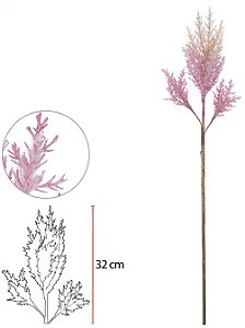 Planta Artificial Astilbe Com Flocked Rosa 81cm