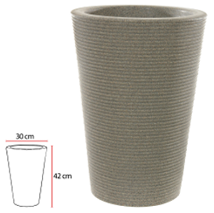 Vaso Riscatto Conico Granito 42cm