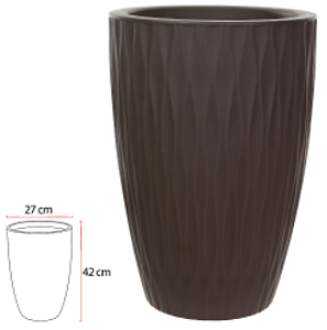 Vaso Infinity Conico Tabaco 42cm