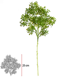 Planta Artificial Buxus C/Print X24 Verde 57cm