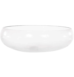 Vaso Bacia Vidro Transparente 9,5cm