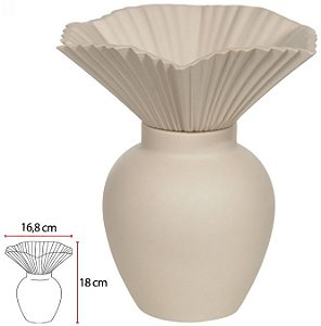 Vaso Decorativo Porcelana Fendi 18cm