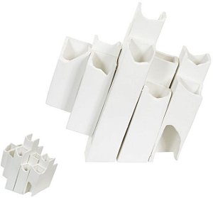Vaso Decorativo Ceramica Branco 21cm