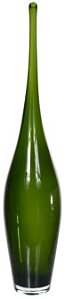 Vaso Decorativo Vidro Verde 60cm