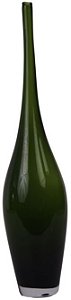 Vaso Decorativo Vidro Verde 48cm