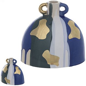 Vaso Decorativo Ceramica Colorido 20,7cm