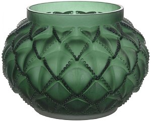 Vaso Decorativo Vidro Verde Fosco 20cm