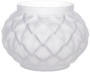 Vaso Decorativo Vidro Transparente Fosco 20cm