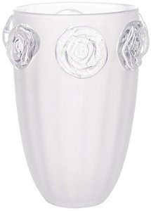Vaso Decorativo Vidro Transparente Fosco 28,5cm