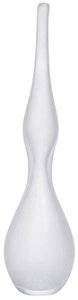 Vaso Decorativo Vidro Transparente Fosco 45cm