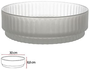 Vaso Decorativo Vidro Transparente Fosco 8,8cm