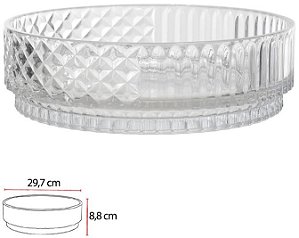 Vaso Decorativo Vidro Transparente 8,8cm