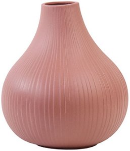 Vaso Decorativo Porcelana Terracota 24,5cm