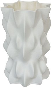 Vaso Decorativo Ceramica Branco 27cm