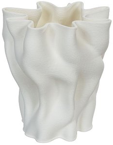 Vaso Decorativo Ceramica Branco 20cm