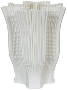 Vaso Decorativo Ceramica Branco 32cm