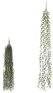 Planta Artificial Folhagem Pendurar Verde Escuro 1,02cm