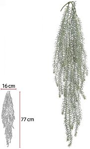 Planta Artificial Folhagem Alecrim Pendurar Verde 85cm
