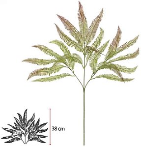 Folhagem Samambaia X18 Verde Outono 73cm