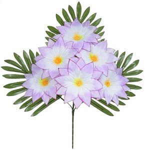 Buque Dalia Arranjo X6 Lavanda 45cm
