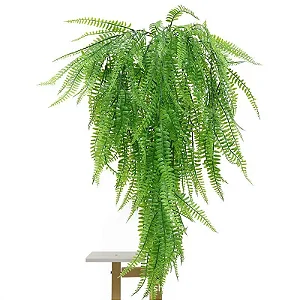 Planta Artificial Pendurar Decoração Verde 80cm