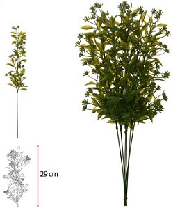 Planta Artificial Grass C/Print X96 Verde Escuro 48cm