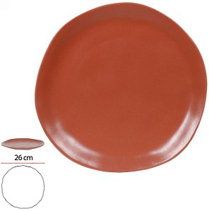 Prato Raso Ceramica Organic Terracota 3cm