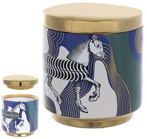Caixa Decorativa Ceramica Colorido 16cm