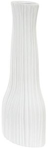Vaso Decorativo Ceramica Off White 40,5cm