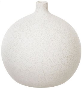 Vaso Decorativo Ceramica Off White 15cm
