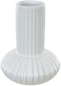 Vaso Decorativo Porcelana Off White 15,5cm