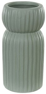 Vaso Decorativo Porcelana Verde 15cm