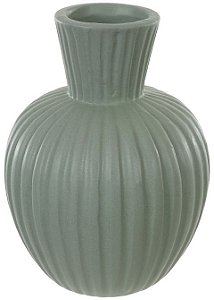 Vaso Decorativo Porcelana Verde 16cm