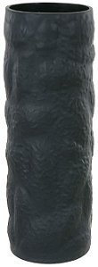 Vaso Decorativo Vidro Preto 30cm