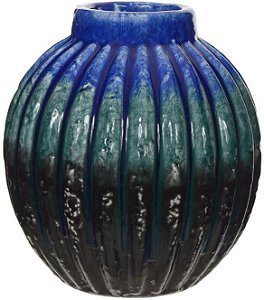 Vaso Decorativo Ceramica Colorido 26cm