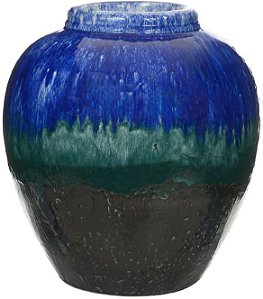 Vaso Decorativo Ceramica Colorido 38,5cm