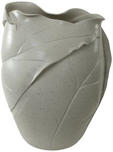 Vaso Decorativo Ceramica Branco 27cm
