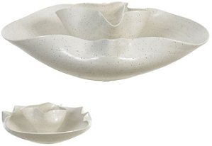 Vaso Decorativo Ceramica Branco 37cm