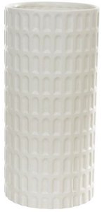 Vaso Decorativo Ceramica Branco 26,8cm