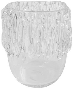Vaso Decorativo Vidro Transparente 23,5cm