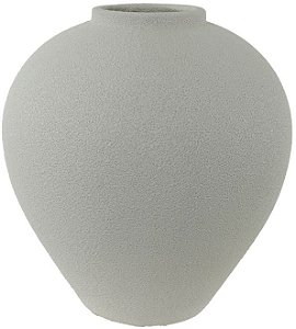 Vaso Decorativo Ceramica Branco 25cm