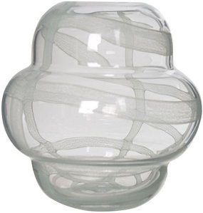 Vaso Decorativo Vidro Verde 20,5cm