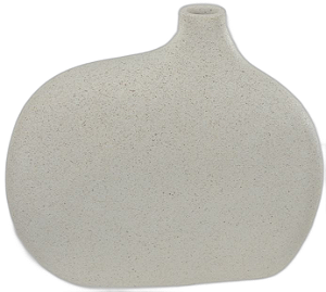 Vaso Decorativo Poliresina Off White 20,5cm