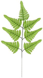 Planta Artificial Folhagem Samambaia X7 Verde 54cm