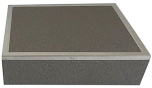 Caixa Decorativa MDF Cinza Prata 18,5cm