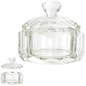Caixa Decorativa Cristal Transparente 10cm